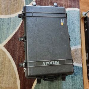 Pelican 1650 Waterproof Protector Case with Wheels - Checked Bag Size for Travel